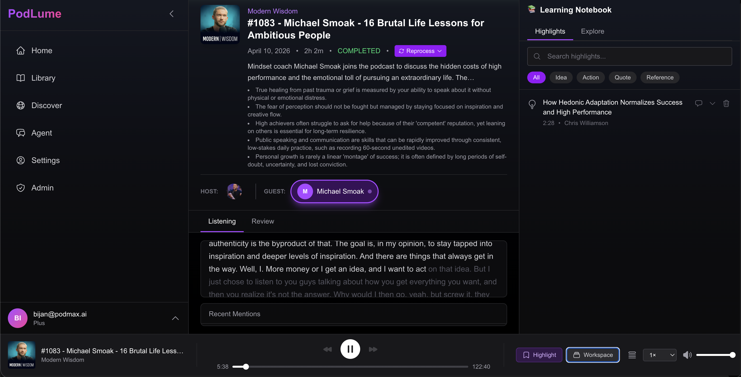 Web — Learning Workspace